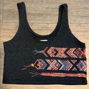 NEW* American Eagle gray crop top. Never worn!